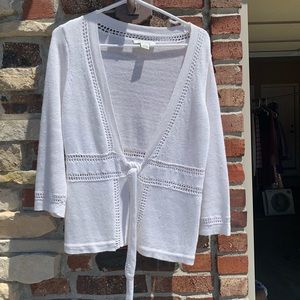 White Cardigan